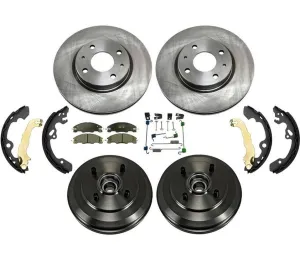 09-2011 2.0L Focus Front Rotors & Ceramic Pads & Rear Drums Bearings and Shoes