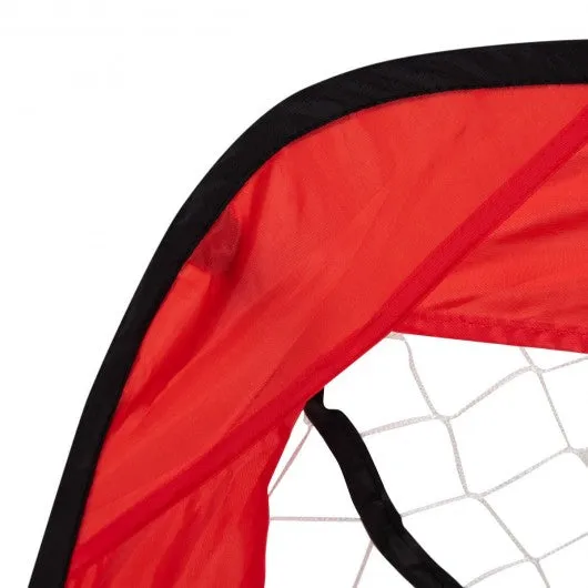 2-in-1 Portable Pop up Kids Soccer Goal Net with Carry Bag