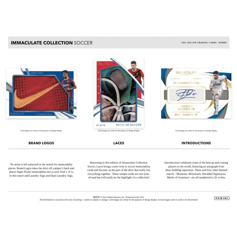 2021 Panini Immaculate Soccer Hobby Box