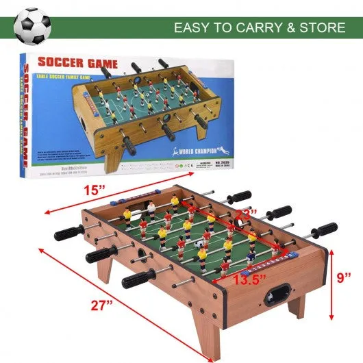 27" Indoor Competition Game Foosball Table w/ Legs