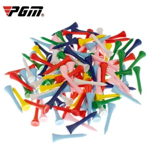 40 PCS PGM QT003 Golf TEE Golf Wooden Ball Holder, Random Color Delivery(70mm)