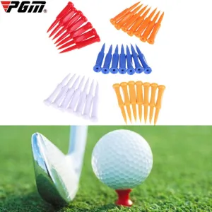 60 PCS PGM QT012 Golf Ribbon Needle Golf Plastic Ball TEE, Random Color Delivery, Specification: 37mm