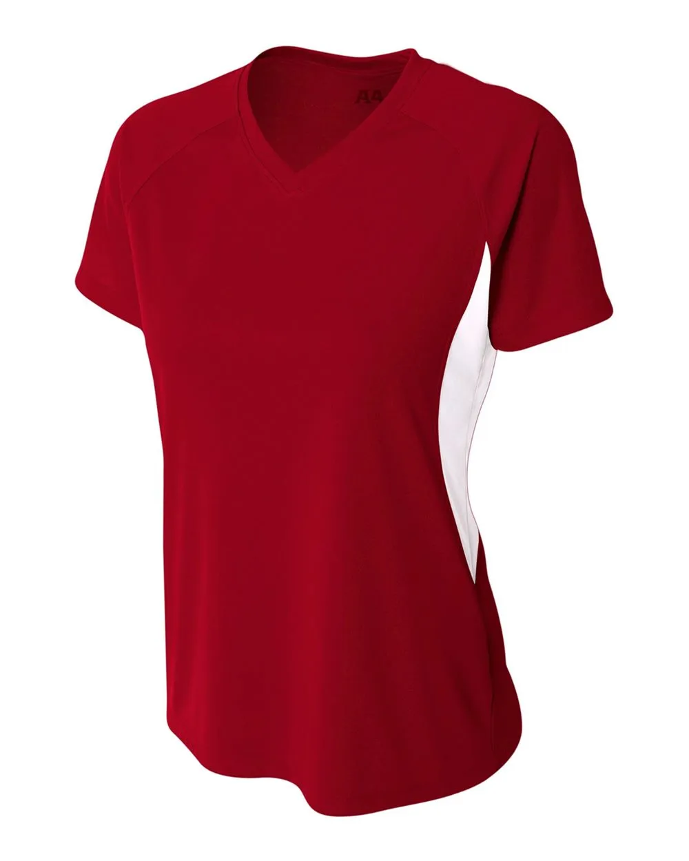 A4 Women's Color Block Performance V-Neck