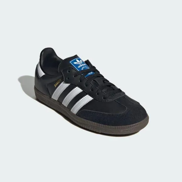 Adidas Kid's Samba OG Shoes - Core Black / Cloud White / Gum