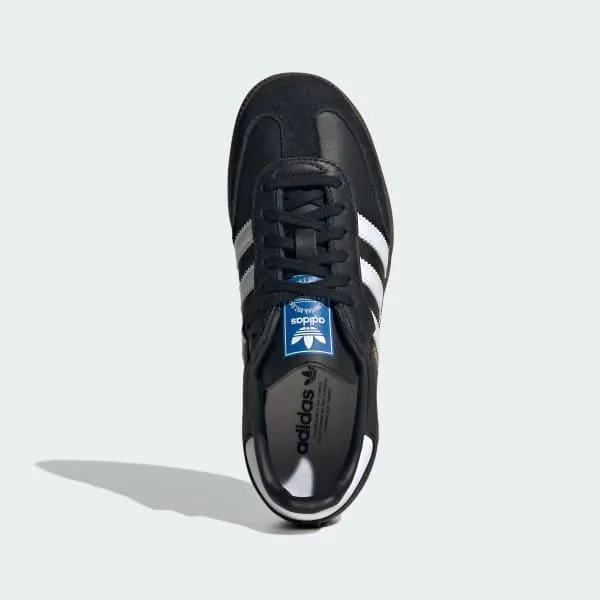 Adidas Kid's Samba OG Shoes - Core Black / Cloud White / Gum