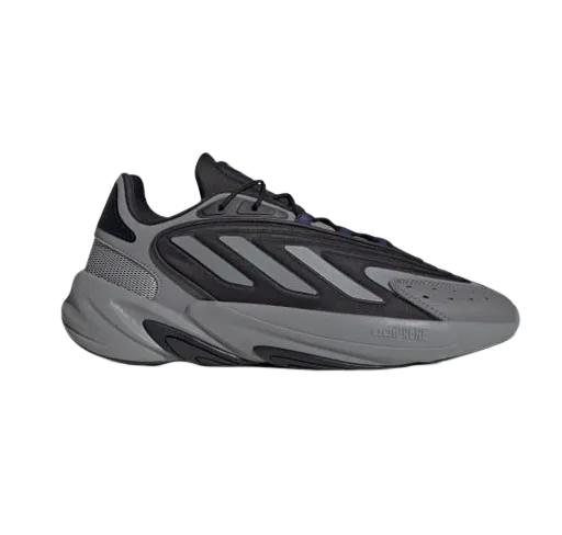 Adidas Men's Ozelia Shoes - Core Black / Matte Silver / Collegiate Purple