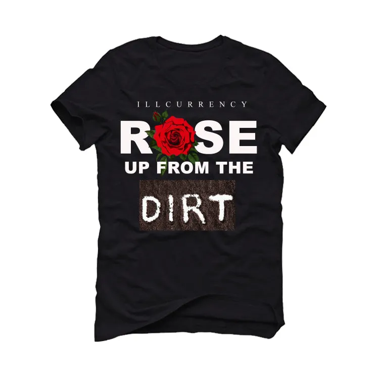 Air Jordan 1 Mid WMNS "Homage" Black T-Shirt (Rose up from the dirt)