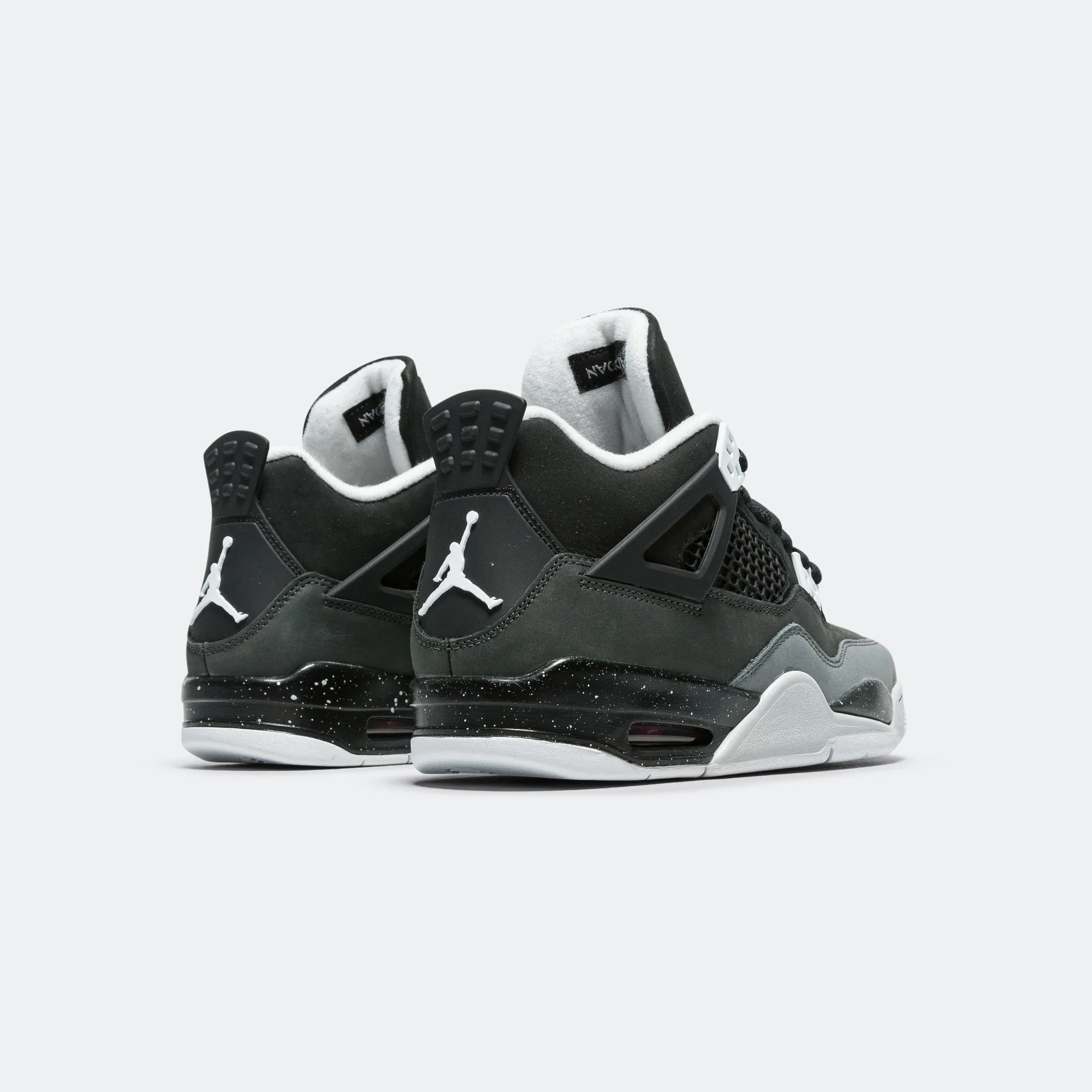 Air Jordan 4 Retro (GS) - Black/White-Anthracite