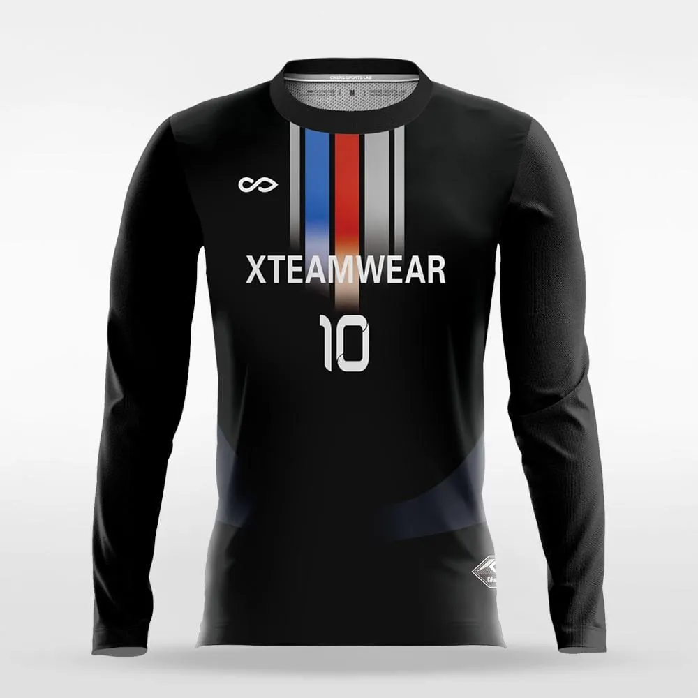 Arrival - Customized Men's Sublimated Long Sleeve Soccer Jersey