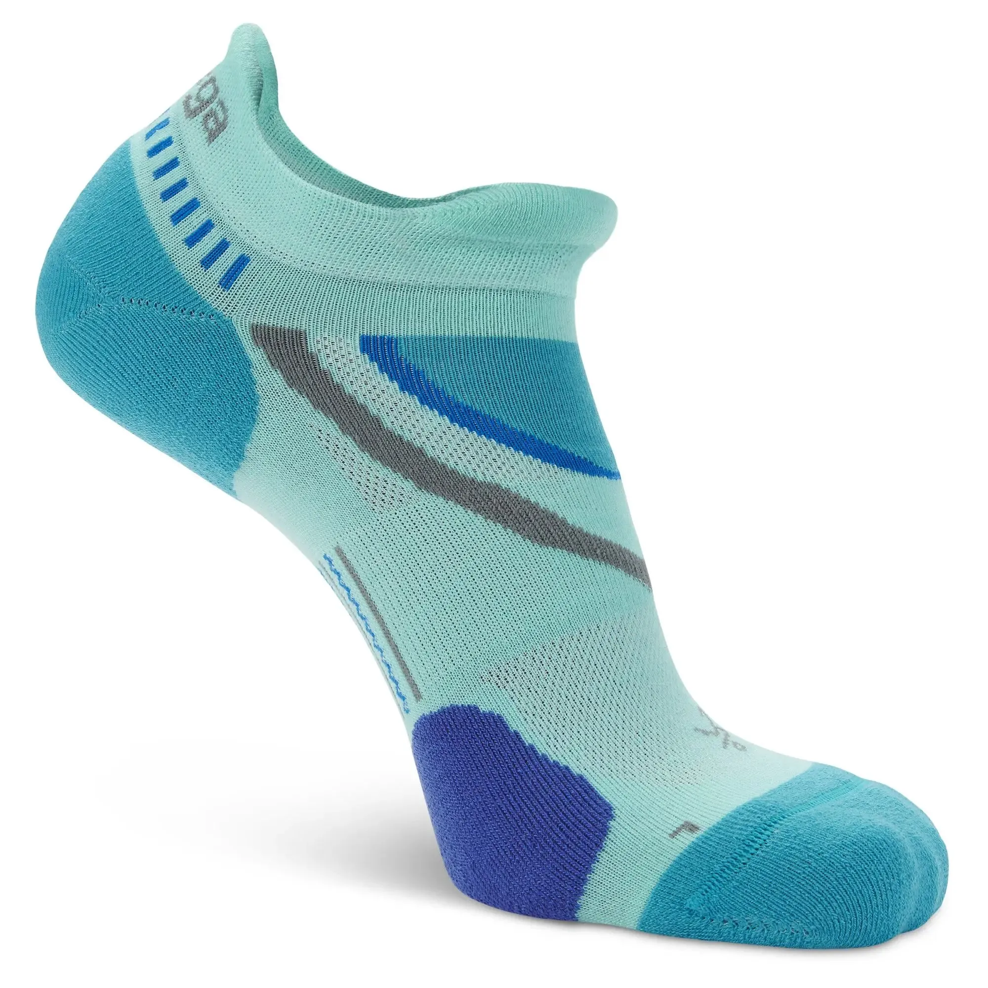 Balega UltraGlide No Show Tab Light Aqua Socks