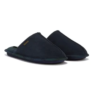 Barbour Men's Foley Slippers in Navy