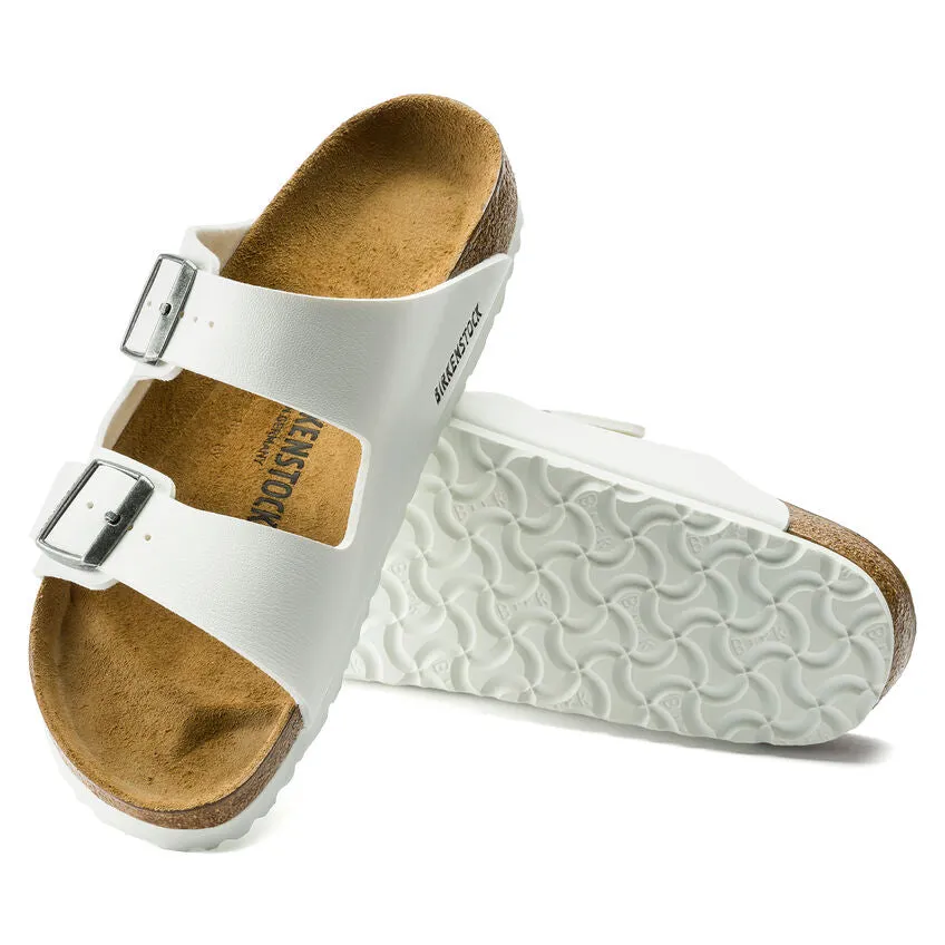 Birkenstock Women's Arizona Birko-Flor - White