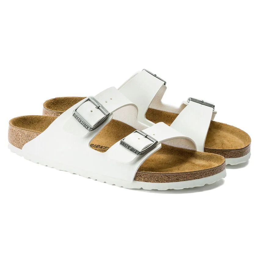 Birkenstock Women's Arizona Birko-Flor - White