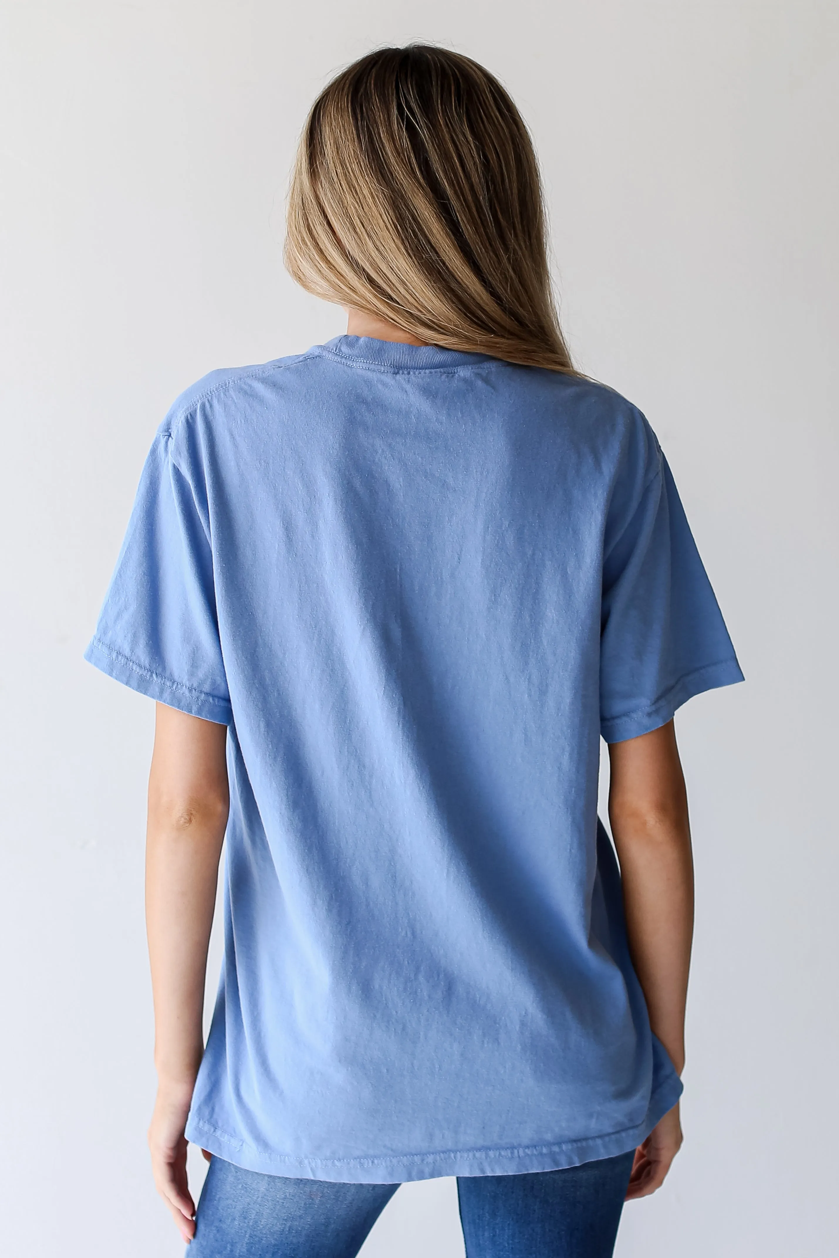 Blue Savannah Georgia Block Letter Tee