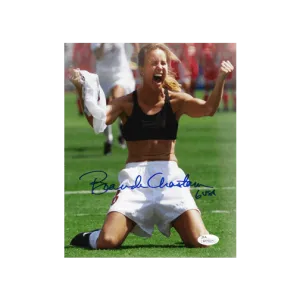 Brandi Chastain Autographed 8 x 10 Photo (JSA) Soccer