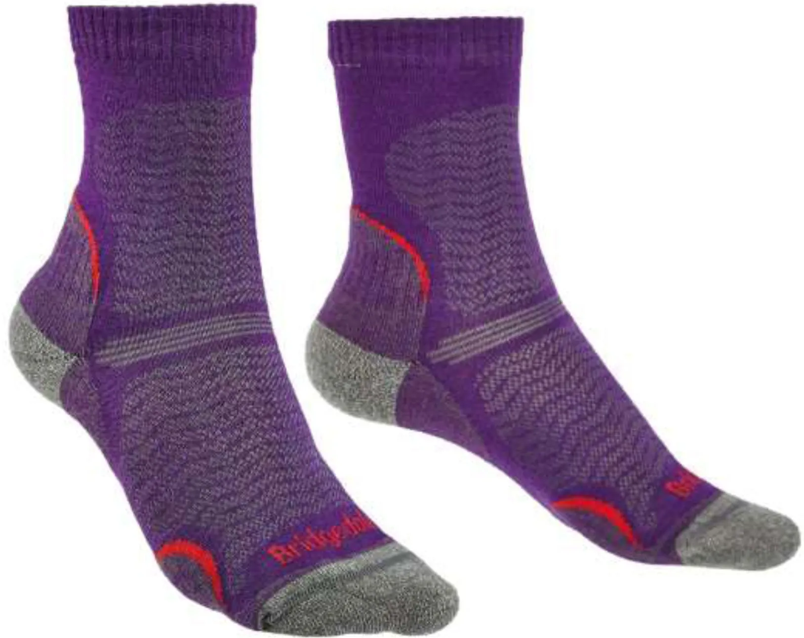 Bridgedale Women's Ultra Light T2 Merino Performance Hiking Crew Socks {BR-710101}