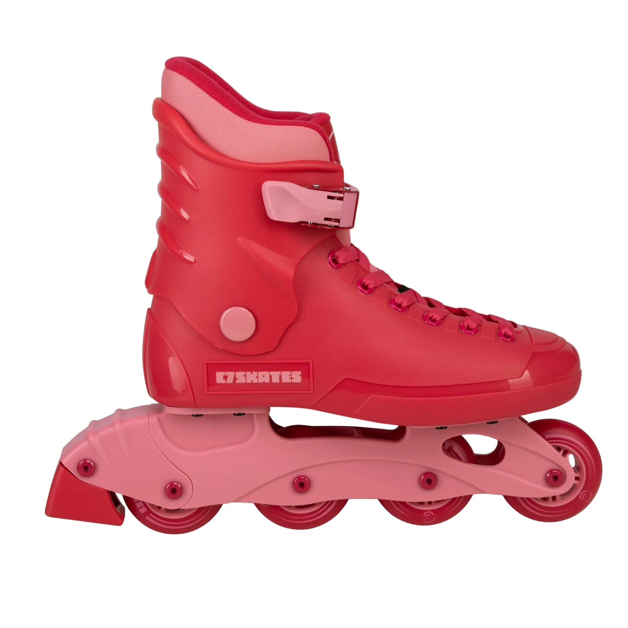 C7skates Red Hot Nostalgic Adult Inline Skates