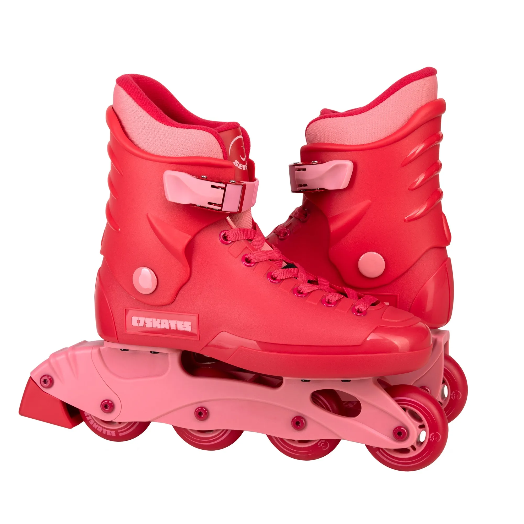 C7skates Red Hot Nostalgic Adult Inline Skates