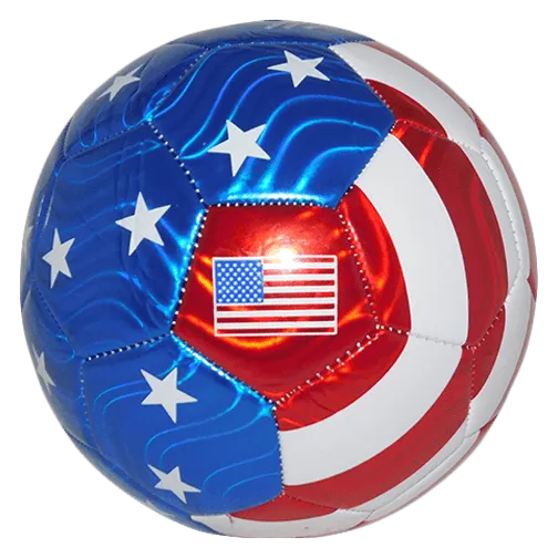 Carli Lloyd Autographed USA Flag Soccer Ball Inscribed 2X WC Champs JSA