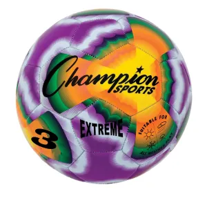 Champion Sports Extreme Tie Dye Size Soccerball