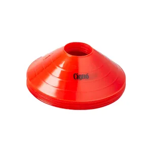 CIGNO RED DISC CONES SET 10