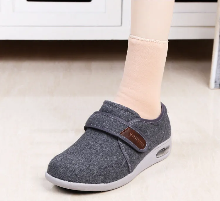 Cilool Plus Size Wide Diabetic Shoes For Swollen Feet Width Shoes-NW007Y