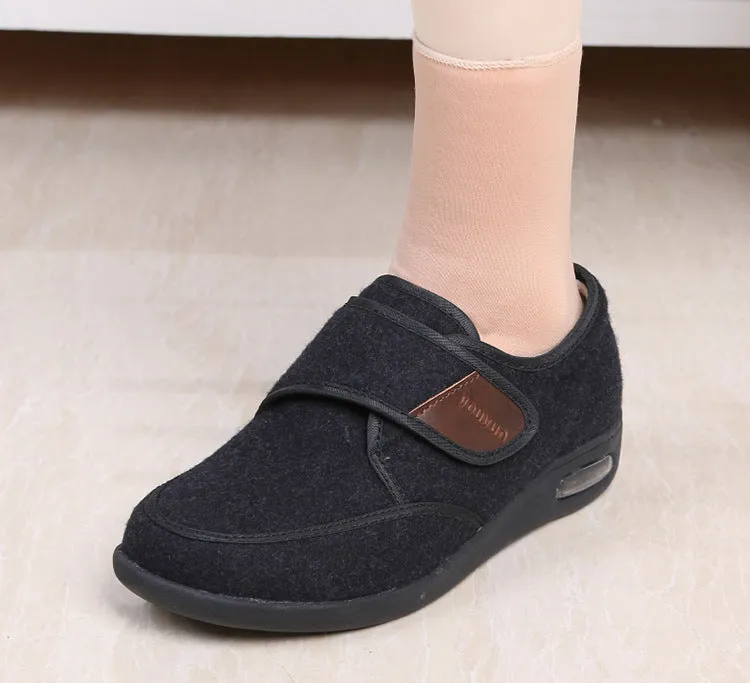 Cilool Plus Size Wide Diabetic Shoes For Swollen Feet Width Shoes-NW013Y