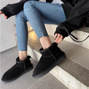 Classsic Mini Tasman Padded Super Warm Plush Lined Cozy Winter Slip On Boots