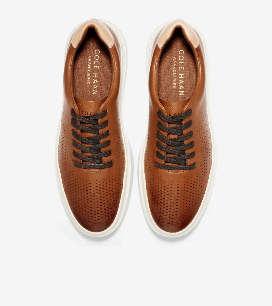 Cole Haan Men's GrandPro Rally Laser Cut - British Tan/Ivory