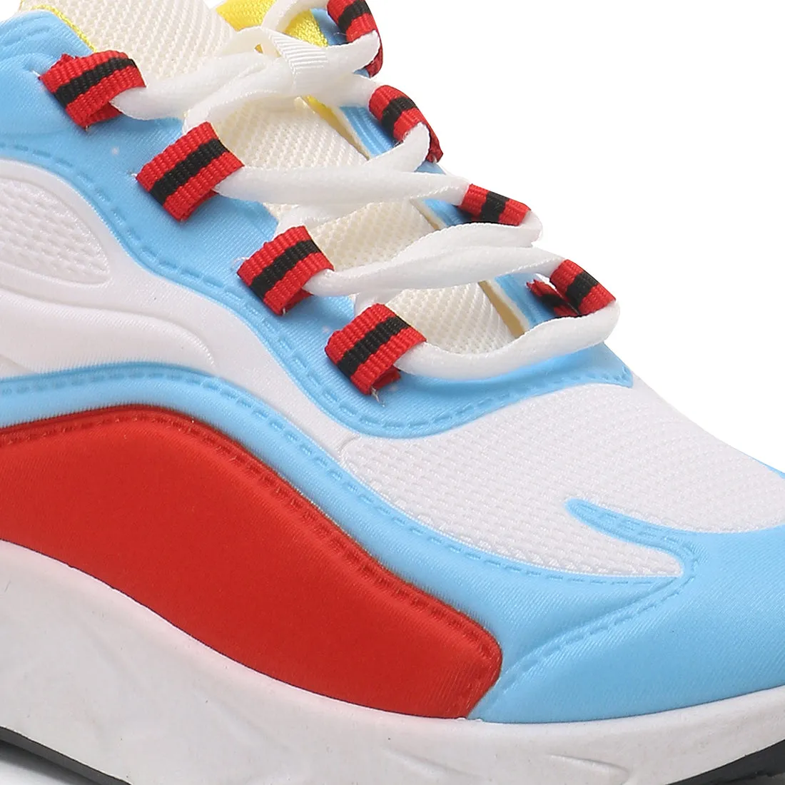 Color Block Air Cushion Running Sneakers in Multicolor