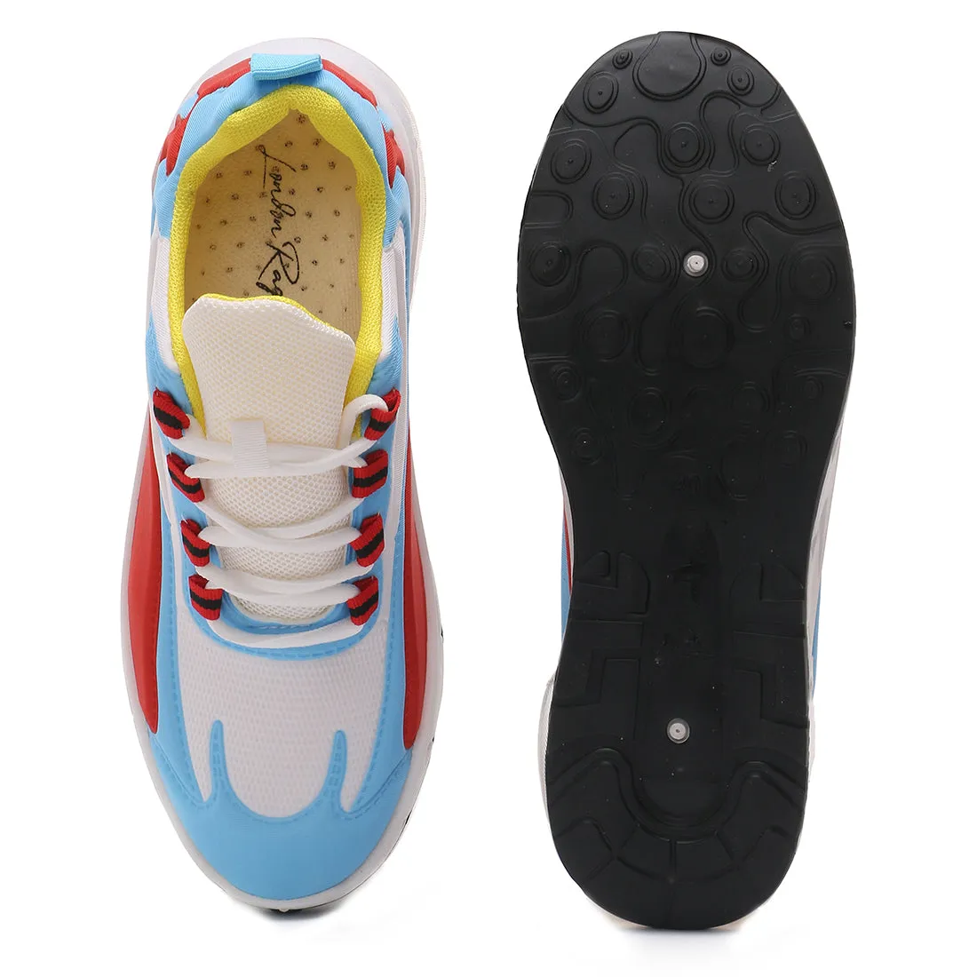 Color Block Air Cushion Running Sneakers in Multicolor