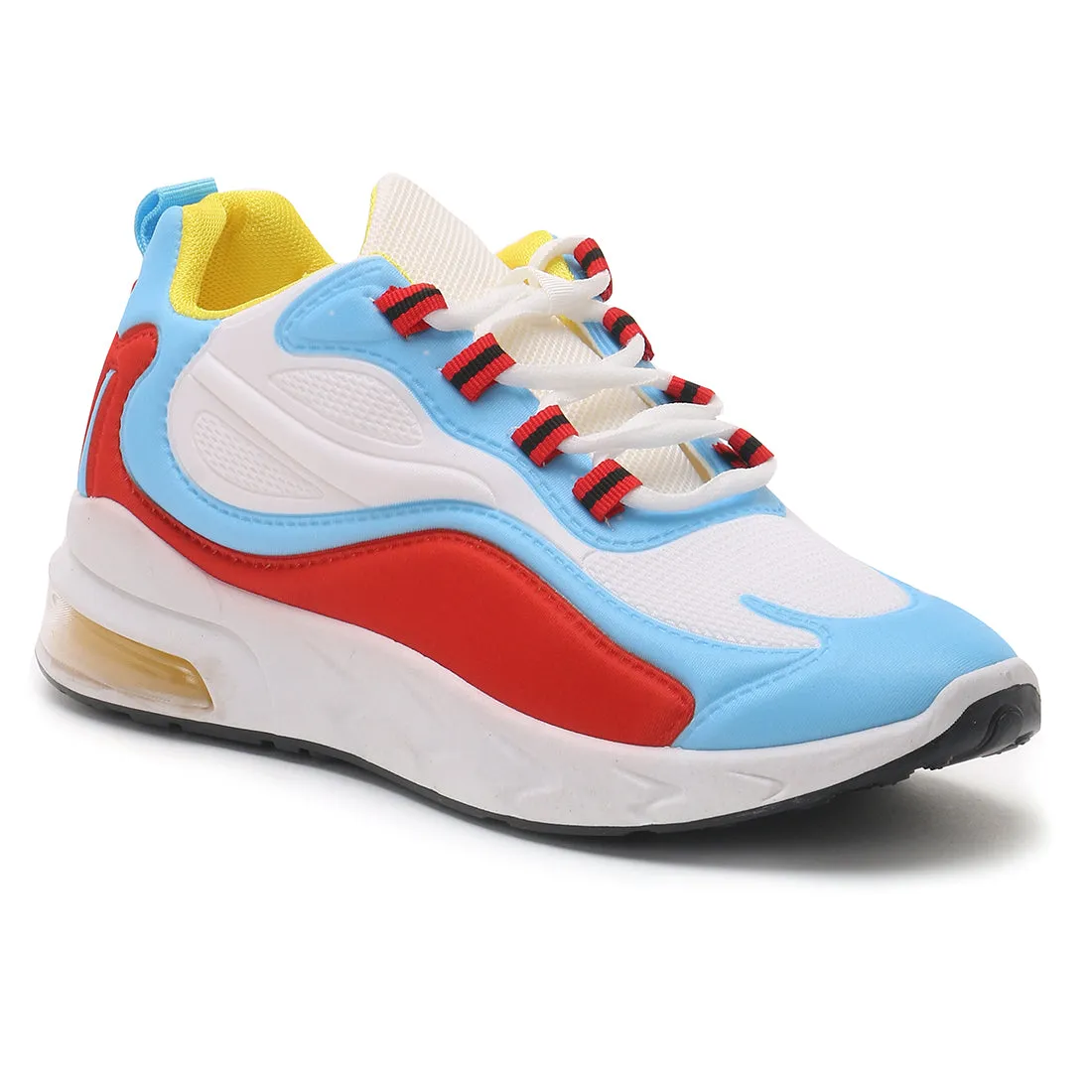 Color Block Air Cushion Running Sneakers in Multicolor