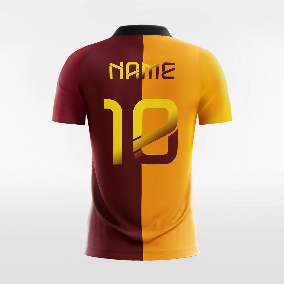 Cool Orange-Split - Women Custom Soccer Jerseys Design