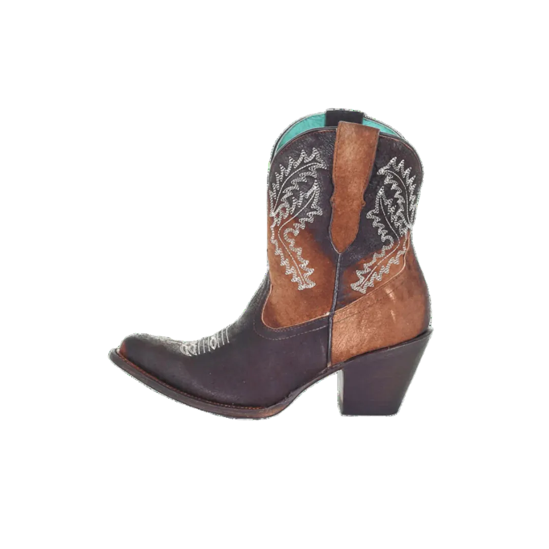 Corral Women's Embroidery Western Brown Booties