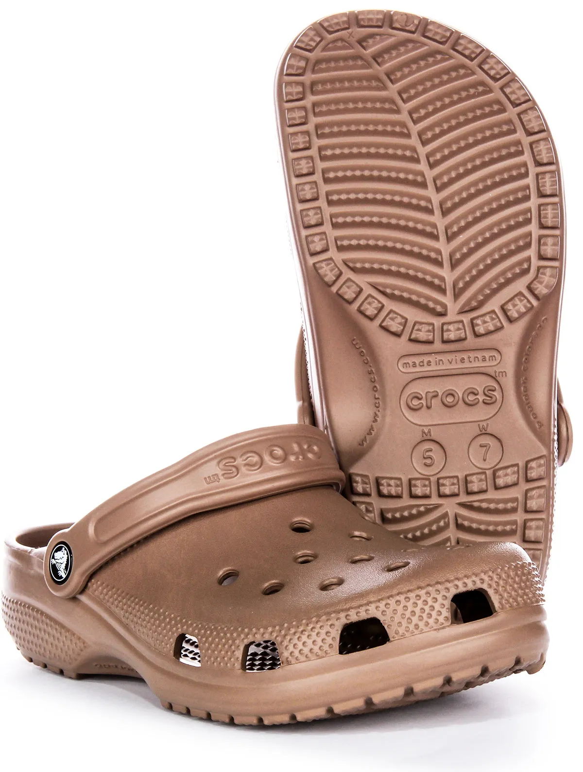 Crocs Classic Clog In Latte Brown