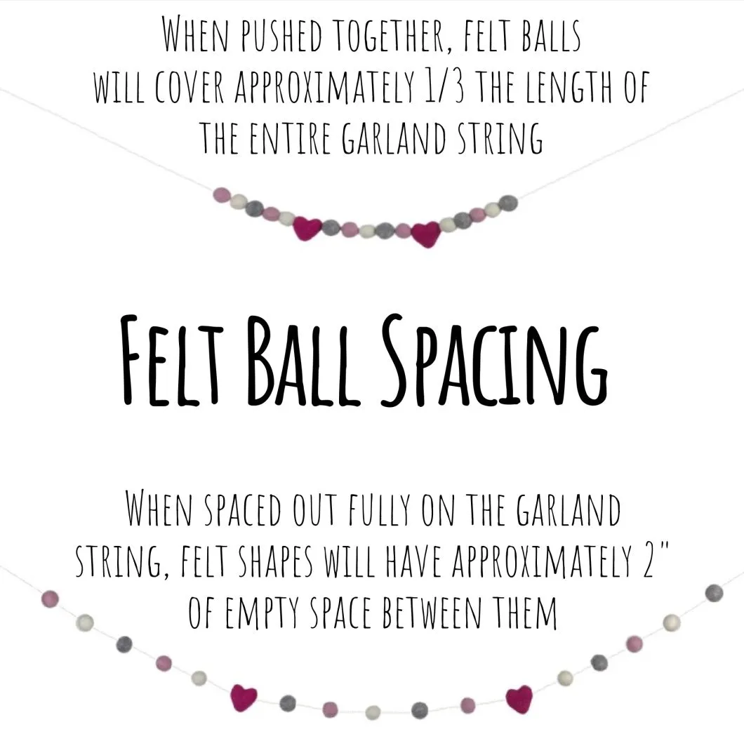 CUSTOM Soccer Ball Garland- PICK YOUR COLORS