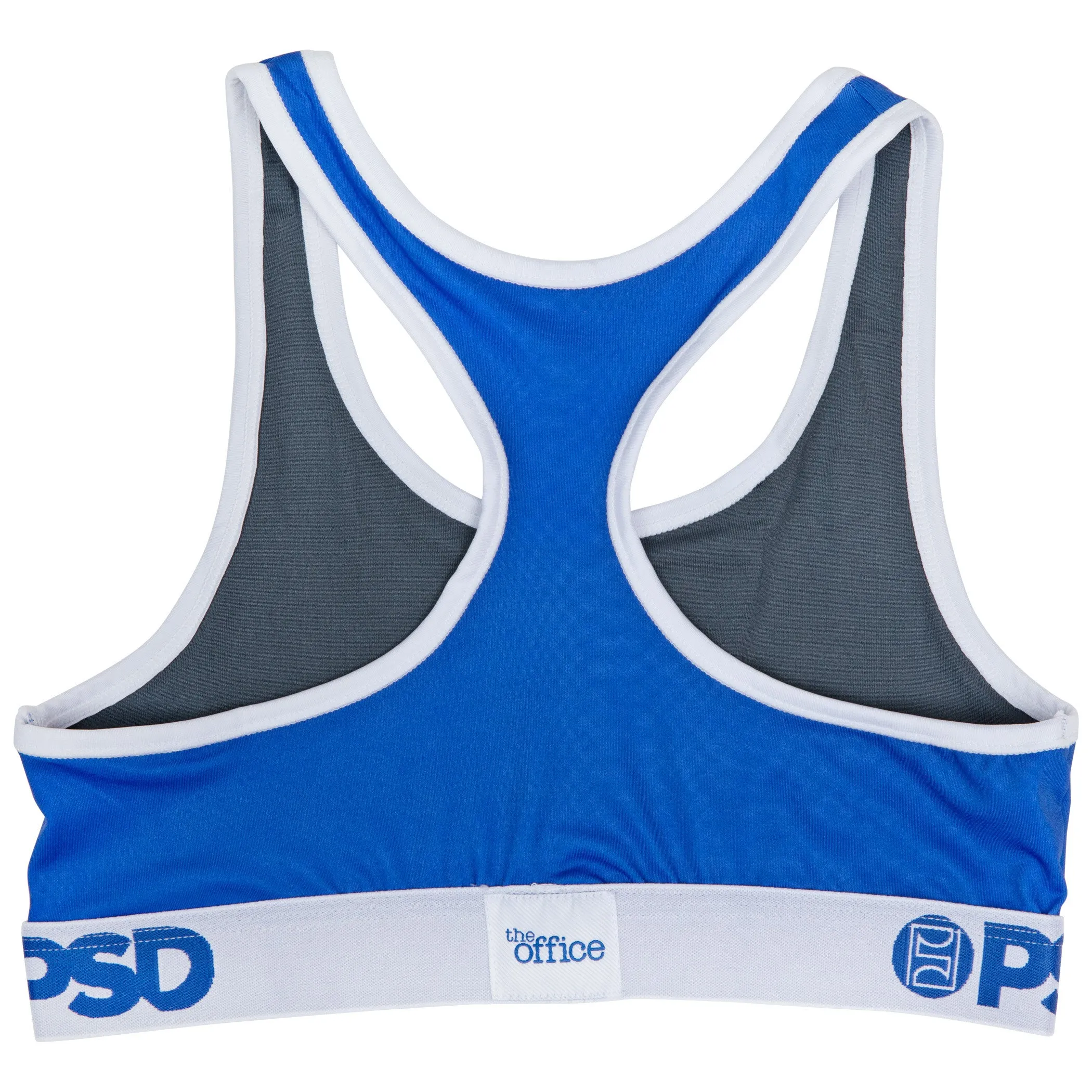 Dunder Mifflin Paper Company Microfiber Blend PSD Sports Bra