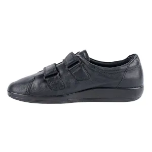 Ecco Soft 2.0 Low-Top Sneakers Leather Black Colour For Women