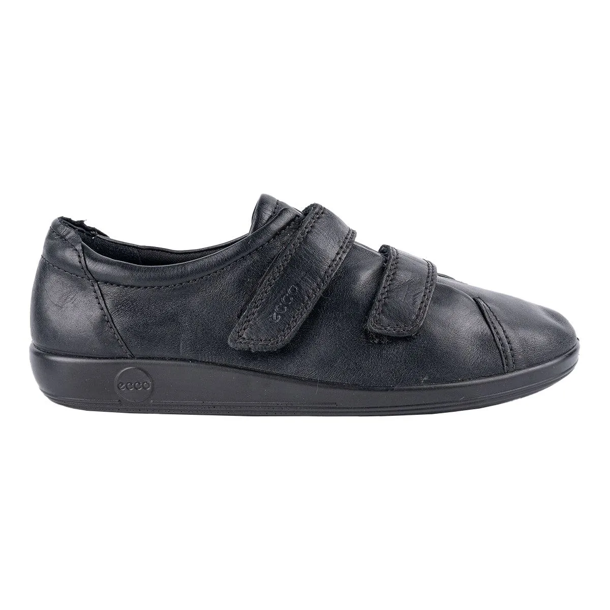 Ecco Soft 2.0 Low-Top Sneakers Leather Black Colour For Women