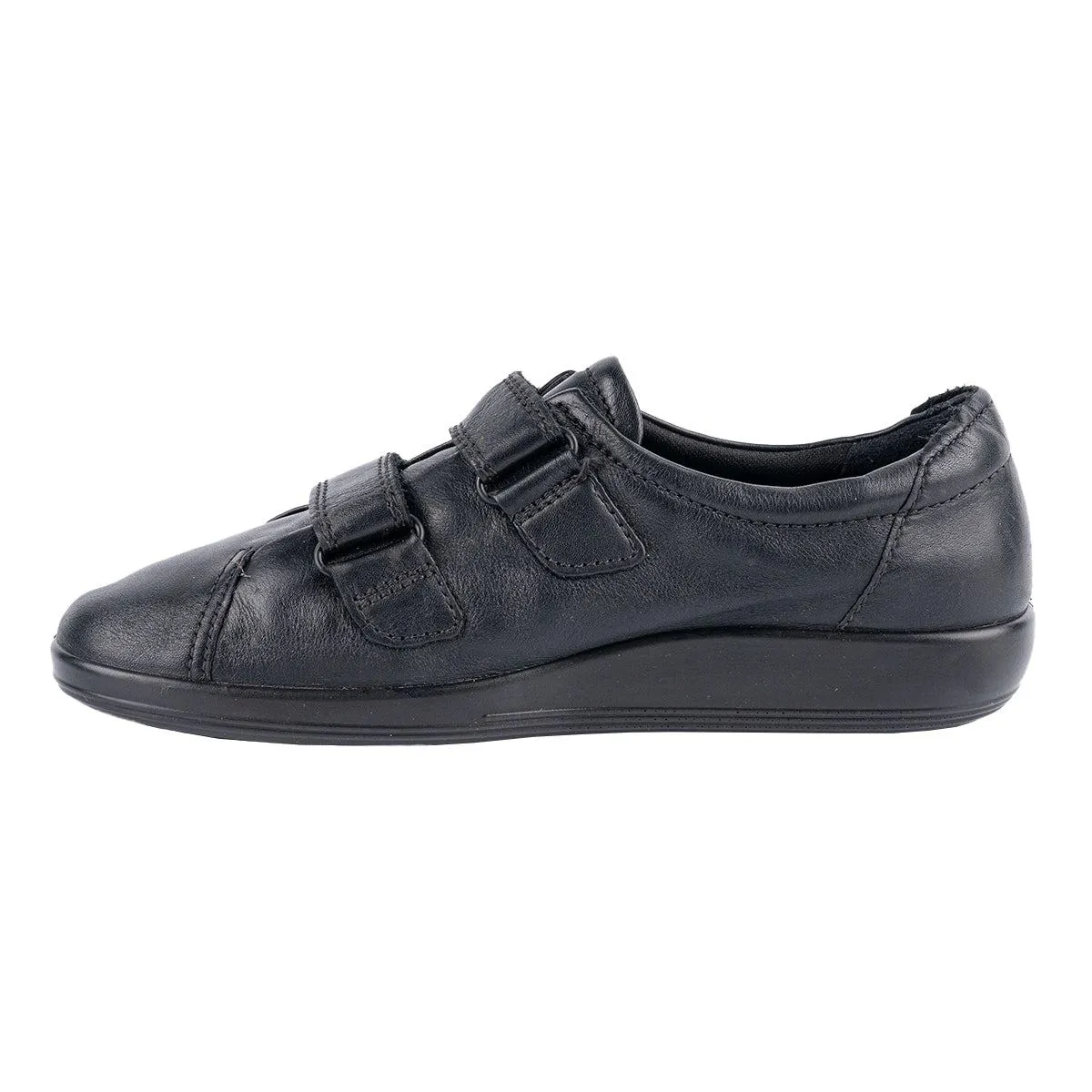 Ecco Soft 2.0 Low-Top Sneakers Leather Black Colour For Women