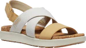 Elle Criss Cross Walking Sandal in Birch and Curry