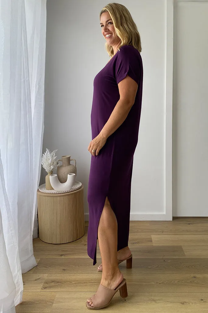 Elsie Dress - Plum