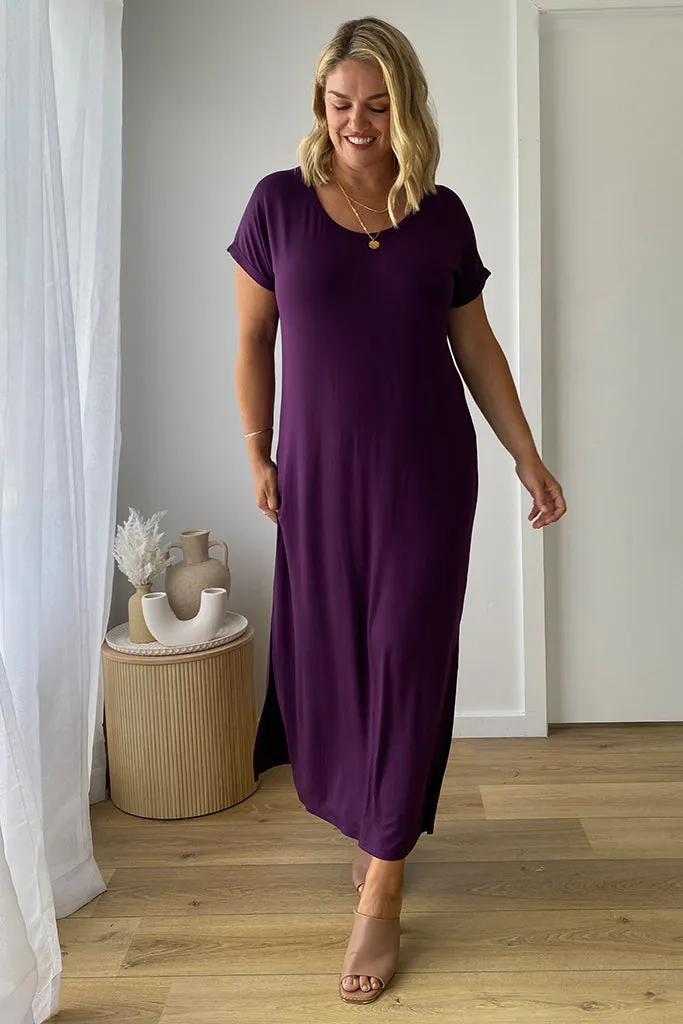 Elsie Dress - Plum