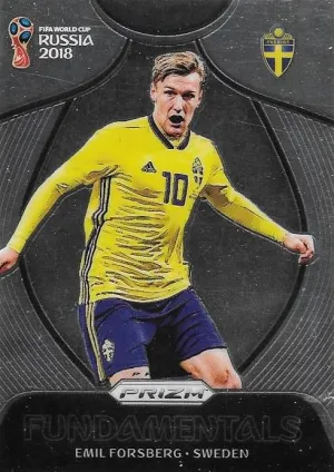 Emil Forsberg, Fundamentals, 2018 Panini Prizm World Cup Soccer