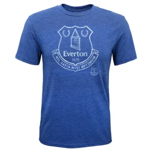 Everton BPL Football Club Blue Cotton Blend Soccer Adidas Youth Shirt