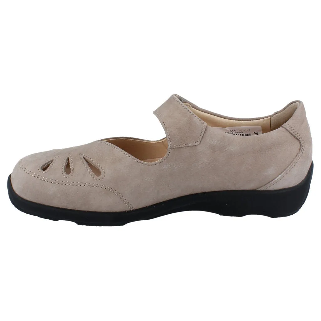 Finn Comfort Brac-S Nubuck Leather Women's Mary Jane Shoes