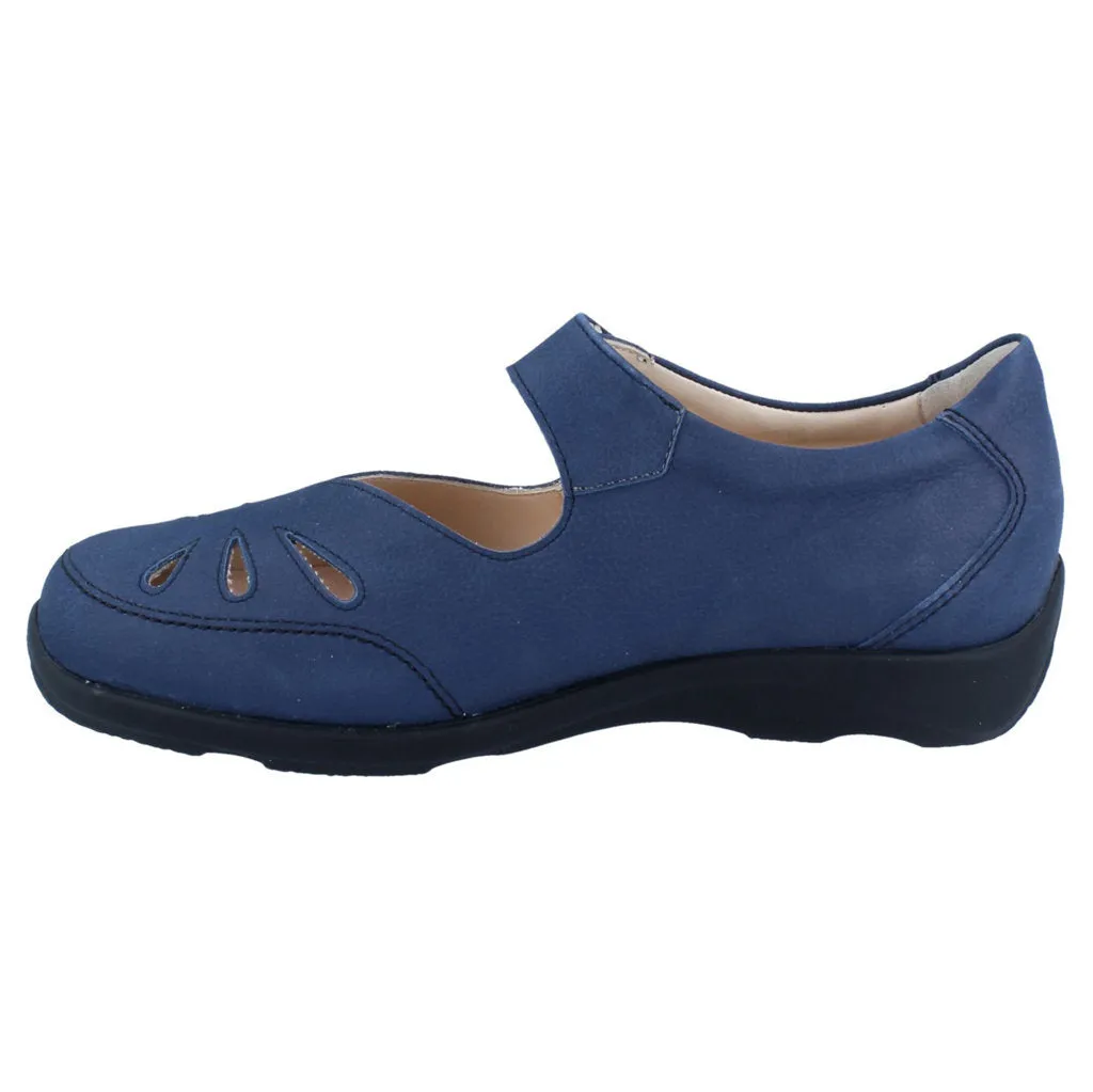 Finn Comfort Brac-S Nubuck Leather Women's Mary Jane Shoes