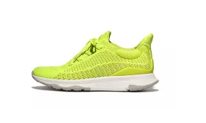 FitFlop Womens Vitamin FFX Knit Sports Sneakers Electric Yellow