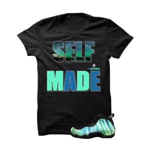 Foamposite One "Northern Lights" Black T Shirt (Self Made)