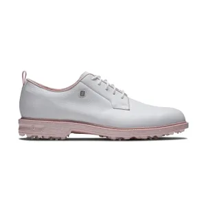 FOOTJOY Pastels Lace Men's Spikeless Shoes (White/White/Pink)